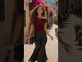 Cómo combinar una falda satinada negra #moda #estilo #faldas