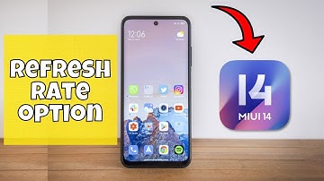 Enable 90hz refresh rate MIUI 14 || How to turn on 90hz refresh rate settings || Refresh rate option