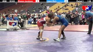 Last Chance Qual. 55 KG: Sharon Jacobson (Army) vs. Logan Rich (OCU/Gator)