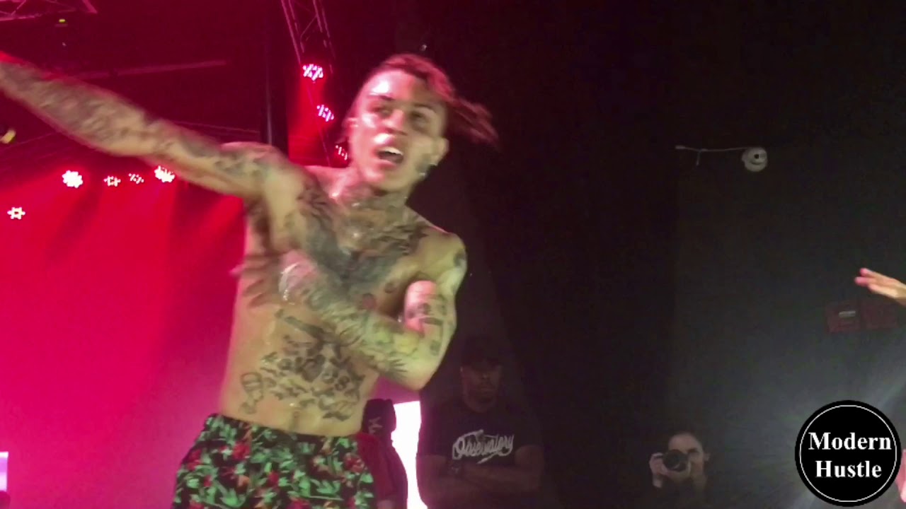 Lil Skies Red Roses Ft Landon Cube Live Performance 2x With