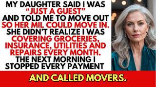 My Daughter Said I Was 'Just A Guest' And Told Me To Move Out So Her Mother-In-Law Could Move In.
