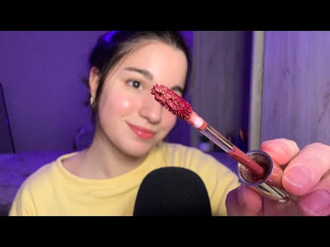 ASMR tu mejor amiga te maquilla con sus productos favoritos 💞