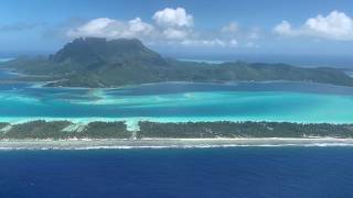 BORA BORA | from the airplane - most beautiful views on the planet