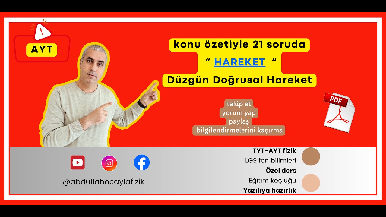 ayt fizik hareket #fly #yks #aytfizik #hareket