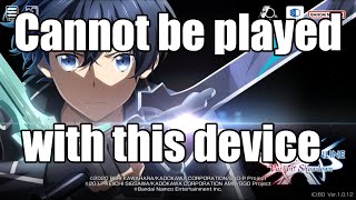 Sword Art Online VS "Cannot be played with this device"? Try this! (Emulator Problem) screenshot 3