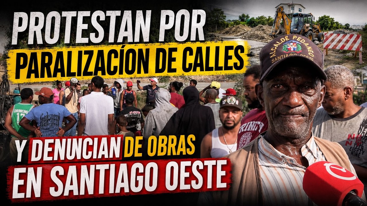 PROTESTAN POR PARALIZACIÓN DE CALLES Y DENUNCIAN ABANDONO DE OBRAS EN ...