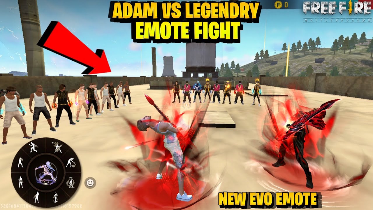 Free Fire New Legendary Evo Emote Fight On Factory Roof - 1 Vs 1 Emote ...