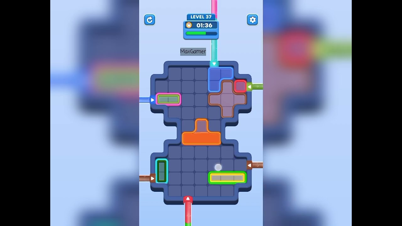 Water Out Puzzle level 37 gameplay walkthrough solution 