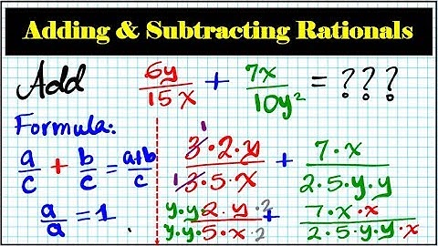 How to add and subtract rational expressions al2 5 3 algebra 2 honors common core