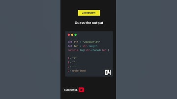 Test Your Javascript Knowledge: MCQ #52