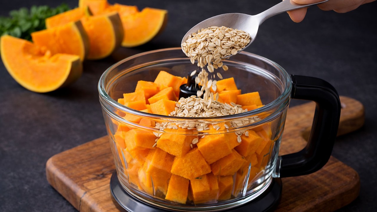 🎃🔥 Тыква вместо хлеба! Я балую своих внуков этим полезным рецептом тыквы!