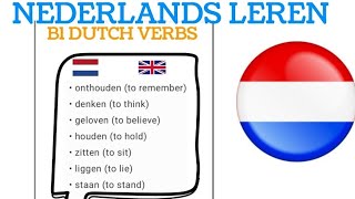 learn dutch verbs lesson 3 [ nederlands leren ]