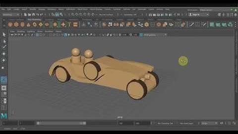 17-  3D TOYS MODELING WOOD CAR #MAYA
