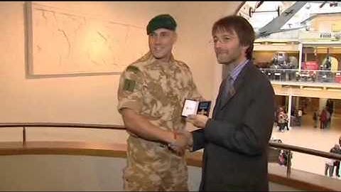 Matt Croucher Medals Hand Over 24.09.10