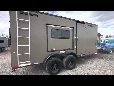 7x18 Colorado Off Road Trailer 1/2 bath ready! @coloradotrailersinc