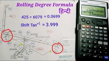 Isometric Drawing Rolling Degree Formula || Drawing Degree Kaise Nikale || Elbow Rolling || In Hindi