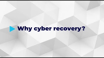 Video 1 - Why cyber recovery | Triangle Cyber Recovery