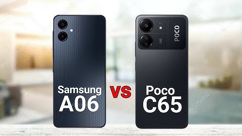 Samsung A06 vs Poco C65