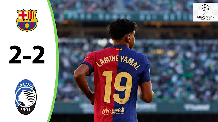 HIGHLIGHTS | Barcelona vs Atalanta 2-2 Champions League Highlights 2024/25