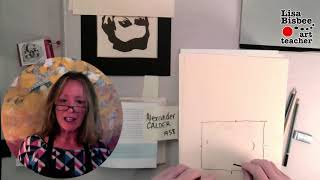 How to draw amorphic shapes. Art Lesson # 25 with artist Lisa Bisbee.