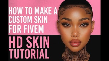 How to make a custom face for FIVEM | HD Skin Reference Tutorial