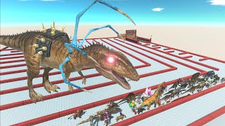 EPIC GIGA T-REX DEATHRUN The Toughest of All Animals Dinosaurs Fight Animal Revolt Battle Simulator