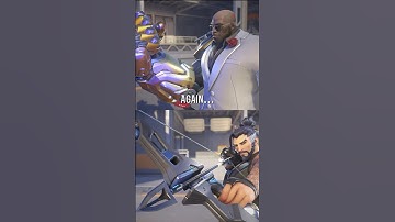 Doomfist and Hanzo interaction - Overwatch 2