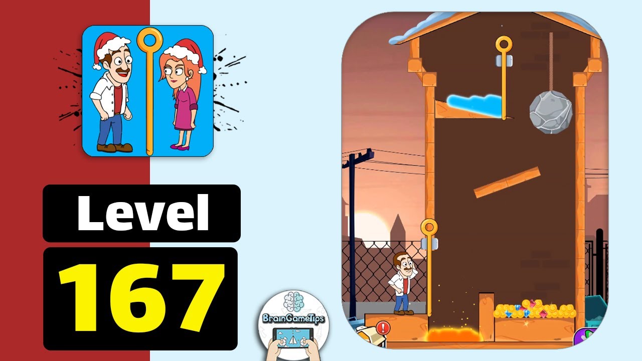 Home Pin: Pull The Pin Puzzle - Level 167 Walkthrough