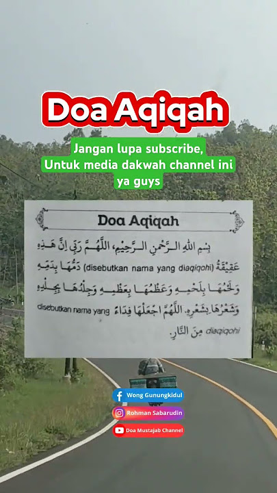 Doa Aqiqah anak #instrumentsedih #keşfet #aqiqah #reels #quotes #sabiluttaubah #anak #hijrah