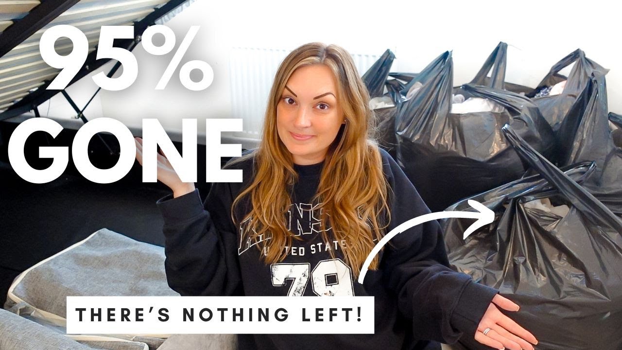 *NEW* HUGE CLOTHES DECLUTTER 2024 🔥 MESSY TO MINIMALIST  ✨ GETTING RID OF EVERYTHING I OWN 🤦🏼‍♀️
