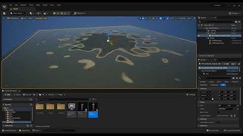 Unreal Engine : Procedural terrain generation