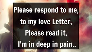 Dm to Df ❤️ || Love poems for her 💞😘|| Please respond to me, to my love letter, I'm in deep in pain.
