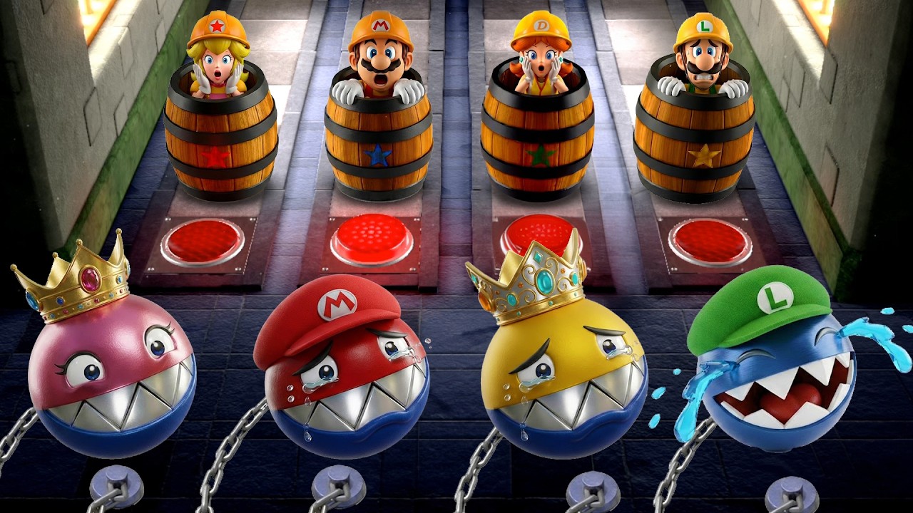 【マリオパーティスーパースターズ】「たつじん」レベルの激戦！マリオブラザーズと姫たちのガチ勝負 4K UHD (2160P)