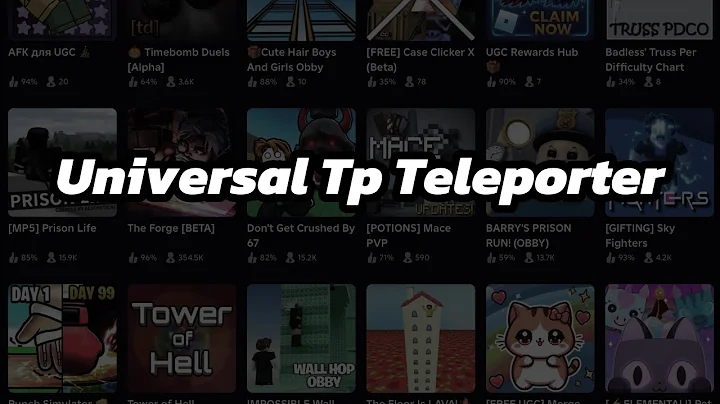 Universal Tp Teleporter#roblox #scripting 