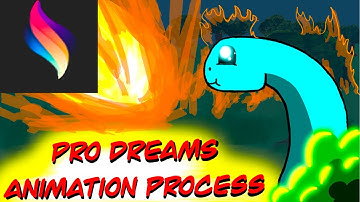 Animating with Procreate Dreams on iPad Pro 12.9in!