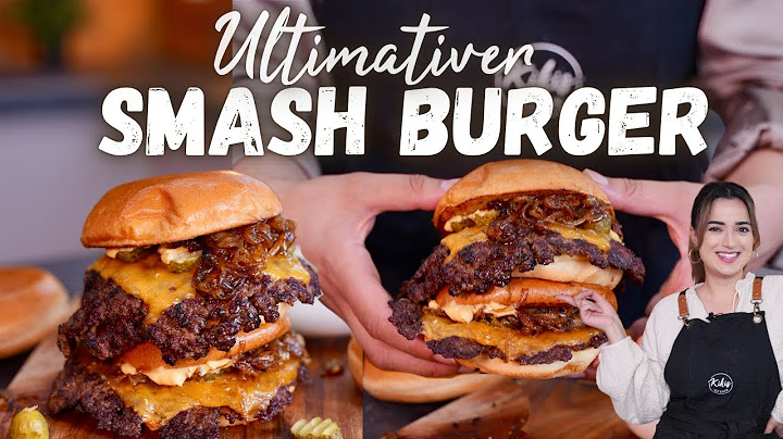 Das ultimative SMASHBURGER Rezept 🔥🍔I Fertig in 25 Minuten