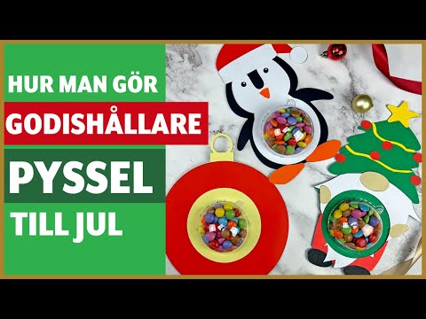 Hur man gör godshållare med julgranskulor 