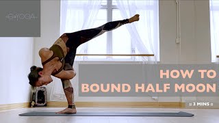 G. YOGA by greta lai : HOW TO BOUND HALF MOON : 3 MINS