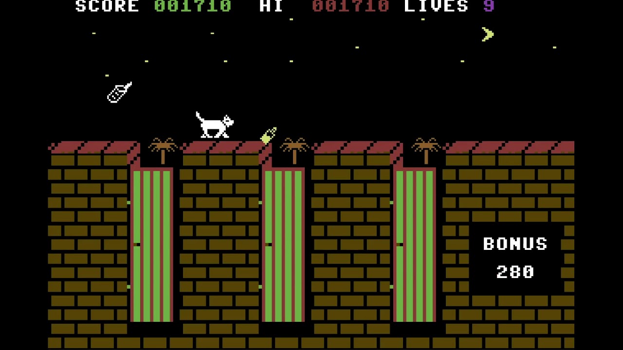 Alley Cat C64 Longplay / Full Playthrough / Walkthrough (no commentary