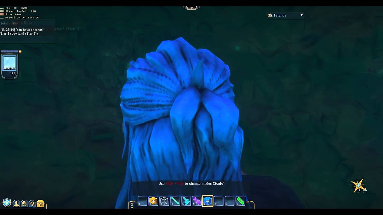 Mining and digging tunnels in Landmark.