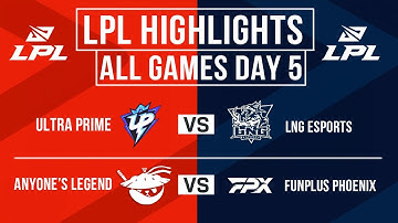 LPL Highlights ALL GAMES Week 4 Day 5 | LPL 2025 Split 3