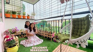 Small Balcony Extreme Makeover || Balcony Garden Decoration || Simply Laxmi's Life