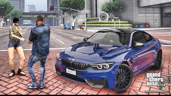 BMW M4 na FIXA raspando Tudo! GTA V - Carros REBAIXADOS (GTA 5 PC