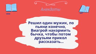 Анекдоты! Сборник Смешных Анекдотов! Решил мужик Виагрой накормить бычка! Юмор! Смех! Позитив!