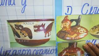 Curso: Personal social tema 3 Principales culturas preincas l: Chavin y Nazca tarea 130 y 131 3ro. D