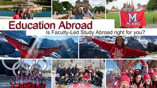 Is Faculty Led Study Abroad right for you?