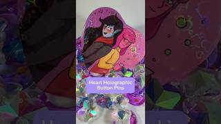 Shop Heart Holographic Buttons #caitvi #korrasami #bubbline #stevenuniverse #lumity