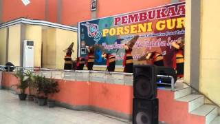 Tari BUBU POR PGRI Kontingen Kubu Raya 2015.