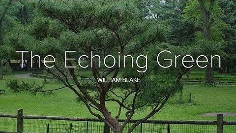The Echoing Green| William Blake| Class 7 | Full Explanation | Living English