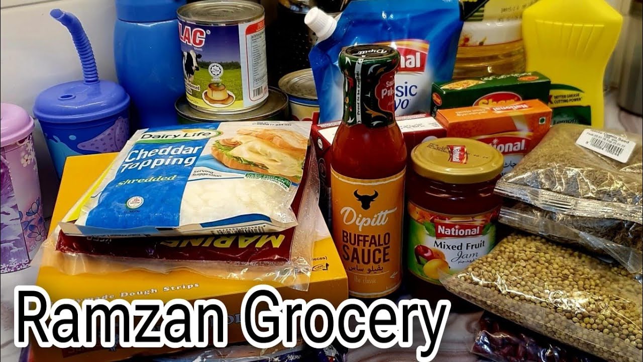 Ramzan Grocery  Shopping 2026 | Grocery Restocking | How to make Bread Pizza 